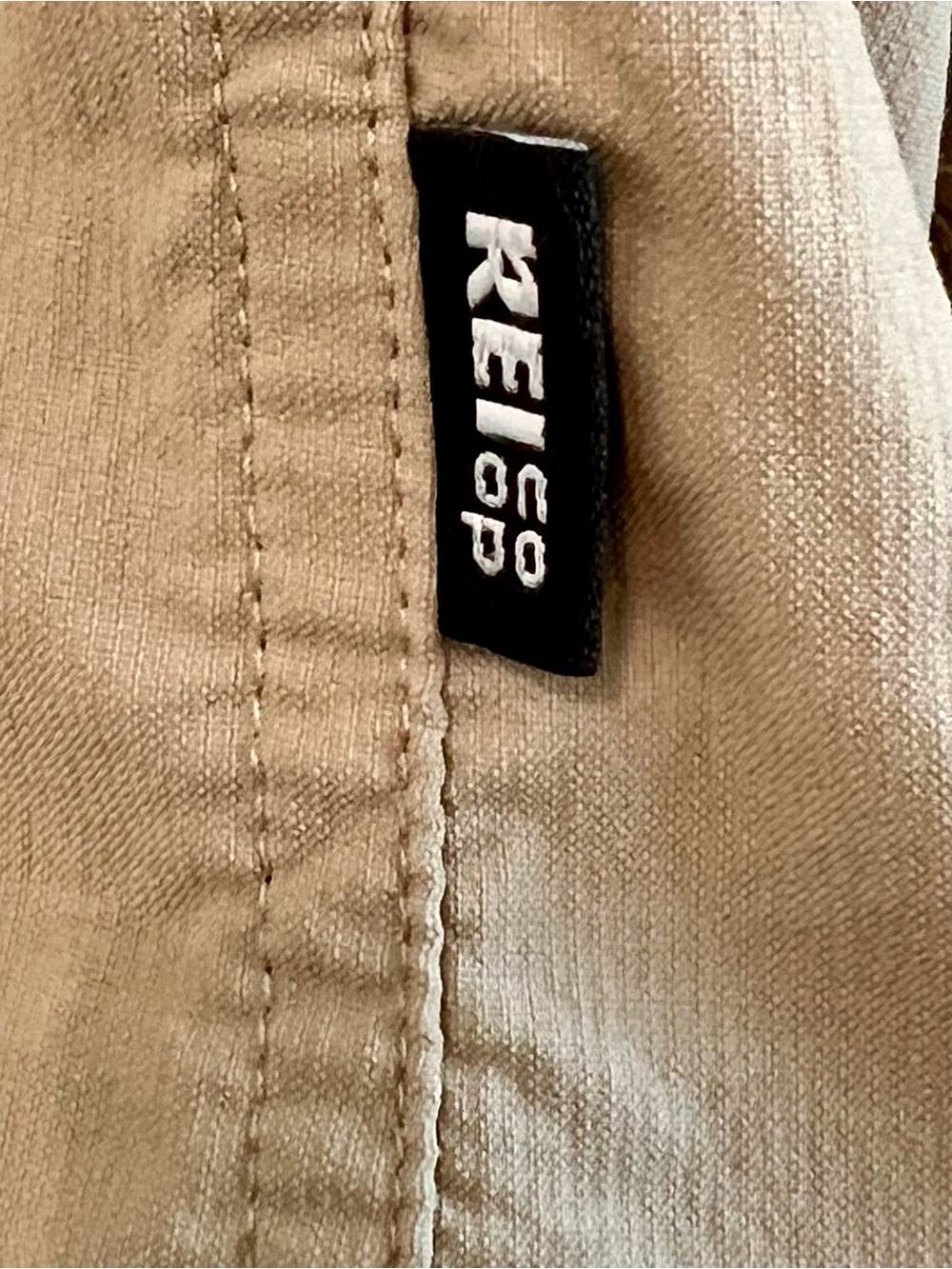 REI Co-op Women’s Sahara Long-Sleeve Hiking Shirt khaki Nylon Stretch Utility L - Picture 4 of 12